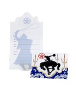 8 Western Lasso Old Wild West Horse Cowboy Theme Party Invitations w/Env... - $7.70 CAD