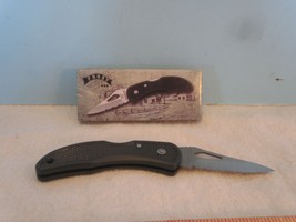 Frost Folding Pocket Knife -3" Closed Serrated Stainless Steel - New Black - $10.80