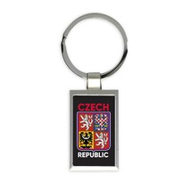 Coat Of Arms Czech : Gift Keychain Republic Lion Eagle National Symbol Vintage D - £6.28 GBP