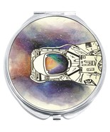 Astronaut Space Colors Compact with Mirrors - Perfect for your Pocket or... - $11.76