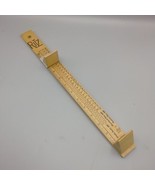 Vintage RITZ Stick Shoe Foot Size Wooden Measuring Tool Made in USA - $34.09 CAD