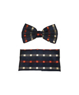 Men&#39;s Fancy Bow Tie/Hankie Set By J.Valintin Soft Microfiber Silky JVBT-38 - $33.95 CAD