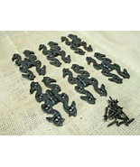 6 Hinges 4&quot; Long Decorative Butterfly Hinge Cabinet Screen Door Iron Han... - $501.04 MXN