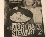 Martha Inc TV Guide Print Martha Stewart Cybil Shepherd TPA6 - £4.72 GBP