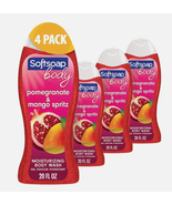 Softsoap Pomegranate Mango Spritz Body Wash Pack of 4 20 Fl Oz Moisturizing - $36.10 CAD