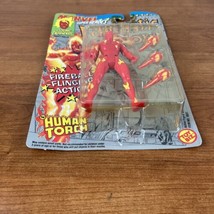 Vintage Human Torch Ff Marvel Super Heroes Action Figure - 1992 Toy Biz Sealed - £15.81 GBP