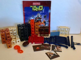 Fisher Price Trio Hammerpult Bricks, Sticks And Panels 53 Pc Lot - Not Complete - £17.53 GBP