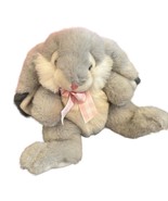 VINTAGE Easter BUNNY RABBIT PLUSH AURORA 1996 Just Friends Gray Adorable! - $22.13