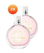 2 x Wish of Love Avon Women EDT 1.7oz 50ml EDT Perfume Fragrance Fresh - $733.21 MXN