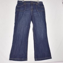 Women&#39;s Size 16 Blue Bootcut Blue Denim Jeans Stretch - $12.78