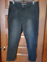 NOBO No Boundaries Jeans Women&#39;s Black Denim Skinny Leg High Rise Size XXXL[21] - £11.68 GBP