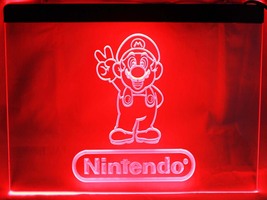 Nintendo Illuminated Led Neon Sign Home Decor, Game Room, Lights Décor Craft Art - £20.43 GBP+