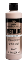 Plaid FolkArt Metallic Rose Gold Paint, 8 Fl. Oz. - $12.95