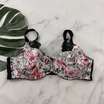 Cacique Womens Lightly Lined French Balconette Bra Size 44 D Pink Black ... - $480.48 MXN