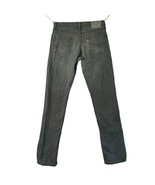 Levis Womens Size 30 32 511 Black Denim Jeans Black Label Slim Fit Skinny - £13.32 GBP