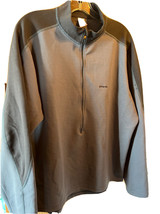 PATAGONIA Men’s XL Woolyester Fleece Pullover Sweater Jacket 1/4 Zip Gray - £31.25 GBP