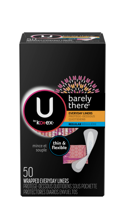 U by Kotex Barely There Wrapped Everyday Liners - 50 Ct Box, Thin &amp; Flex... - $6.95