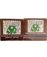 Flaherty&#39;s 3 Irish Restaurant Vintage Matchbook Kentucky Unstruck Lot Of... - $754.30 MXN