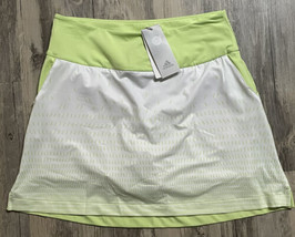 ADIDAS GOLF SKORT GRADIENT PRINT Skirt Pulse Lime Women&#39;s Size Small NWT - $33.85