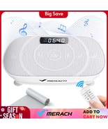 MERACH Vibration Plate Exercise Machine Whole Body Workout Power Vibrate... - $172.28+