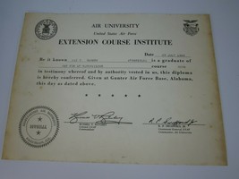 Vintage United States Air Force Extension Course Institute University 30... - £16.54 GBP