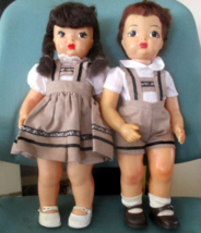 Terri Lee Briaded Girl and Jerri Lee Boy 16&quot; Dolls in Tagged Outfits Rare Find - £195.54 GBP