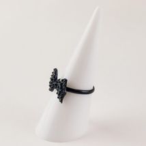 Black Bow Ring Adjustable Metal Fashion Jewelry image 4