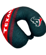 HOUSTON TEXANS SOFT FOAM TRAVEL NECK PILLOW RELAXATION PLUSH - €6,50 EUR