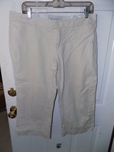 Periscope Khaki Capris Pants Size 13 Women&#39;s EUC - £13.70 GBP