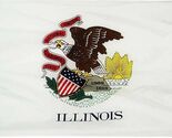 Illinois - 6'X10' Nylon Flag - Nylon, 6' x 10', Without Fringe, Grommets... - $223.20
