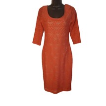 Fire Los Angeles Women&#39;s Size Medium Orange Sheath Mini Dress - £11.82 GBP