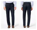 Lauren Ralph Lauren Nibbs Men&#39;s Flex Stretch Micro-Twill Pleat Pants Nav... - $35.97