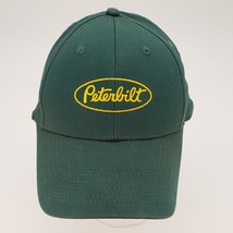 Peterbilt Motors Truck Green Embroidered Yellow Logo Trucker Hat Cap Adj... - £15.06 GBP