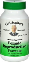 Dr. Christopher&#39;S Formulas Female Reproductive Frmla 100 Cap2 - £35.03 GBP