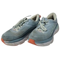 Hoka One One Womens Size 9 Bondi 7 1110519 BFBG Blue Running Shoes Sneak... - $37.99
