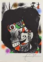 Joan Miro Taglio Di Illusione I Offset Litografia Piastra Firmato Ed. Limitata - £74.63 GBP
