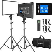 Neewer 18&quot; Led Video Light Panel Lighting Kit with Remote, 2-Pack 45W Di... - £238.99 GBP