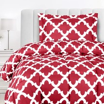 Twin Comforter Set Kids (Red) with 1 Pillow Sham - £26.73 GBP