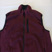 Lee Regular Fit RN#64866 Men's Sleeveless Fleece Vest In Zinfandel Red Size L image 11