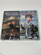 Lot Of 2 NEW VTG Bruce Lee Films The Man And The Myth &amp; Bruce Takes The Dragon - £29.63 GBP