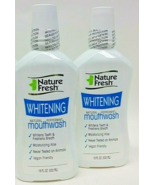 ( LOT 2 ) NatureFresh Whitening Natural Peppermint Mouthwash 18 FL oz Ea... - $30.91 CAD