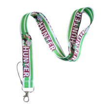 Japanese Anime Hunter X Hunter Neck Lanyard &amp; Clip Green Fabric One Size... - $4.99+