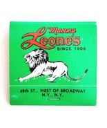 Mamma Leone&#39;s Restaurant NYC Vintage Matchbook Broadway New York Unstruc... - $565.67 MXN