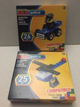 Two NEW Make It Blocks Police sets - 51 pieces - £8.93 GBP