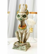 Egyptian God Of The Dead And Rebirth Osiris Mummy On Hieroglyphic Base S... - $32.99
