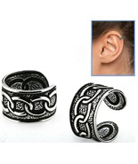 Sterling Silver Anchor Chain Design Helix Ear Cuff Clip-on Ring - $13.23 CAD