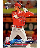  SHOHEI OHTANI ROOKIE 2018 TOPPS CHROME UPDATE #HMT32, ANGELS, MVP, DEBUT! - $6,164.81 MXN