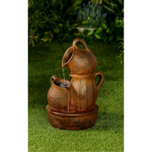 Jeco Distressed-Bronze Polyresin Water Fountain - $281.34 CAD