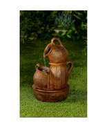 Jeco Distressed-Bronze Polyresin Water Fountain - $284.63 CAD
