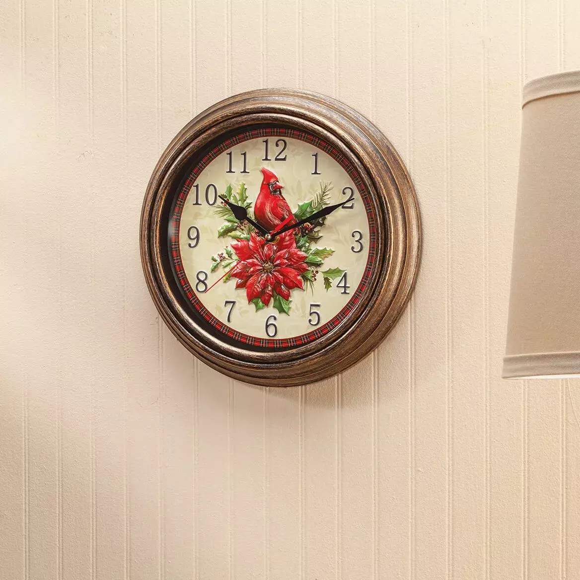 Cardinal Wall Clock 3D - $39.00